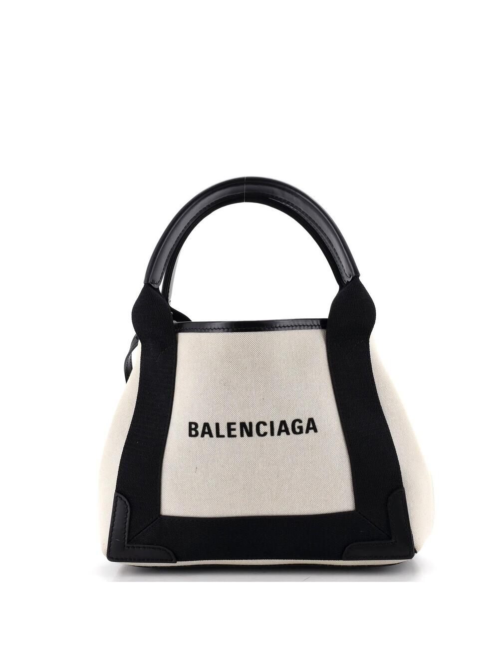 Balenciaga Navy Cabas Canvas And #276463B56B